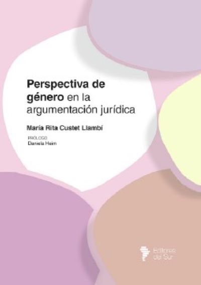 Portada del libro "Perspectiva de género en la argumentación jurídica"